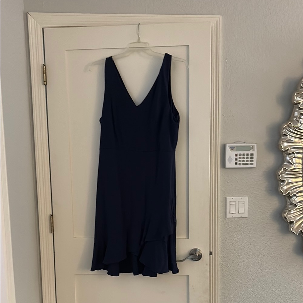Soprano Blue V-Neck Sleeveless Mini Sundress